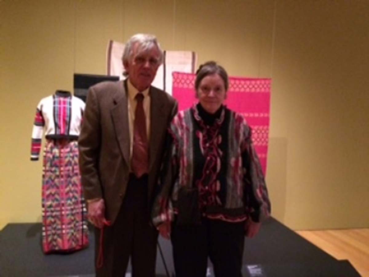 David and Barbara Fraser in a museum