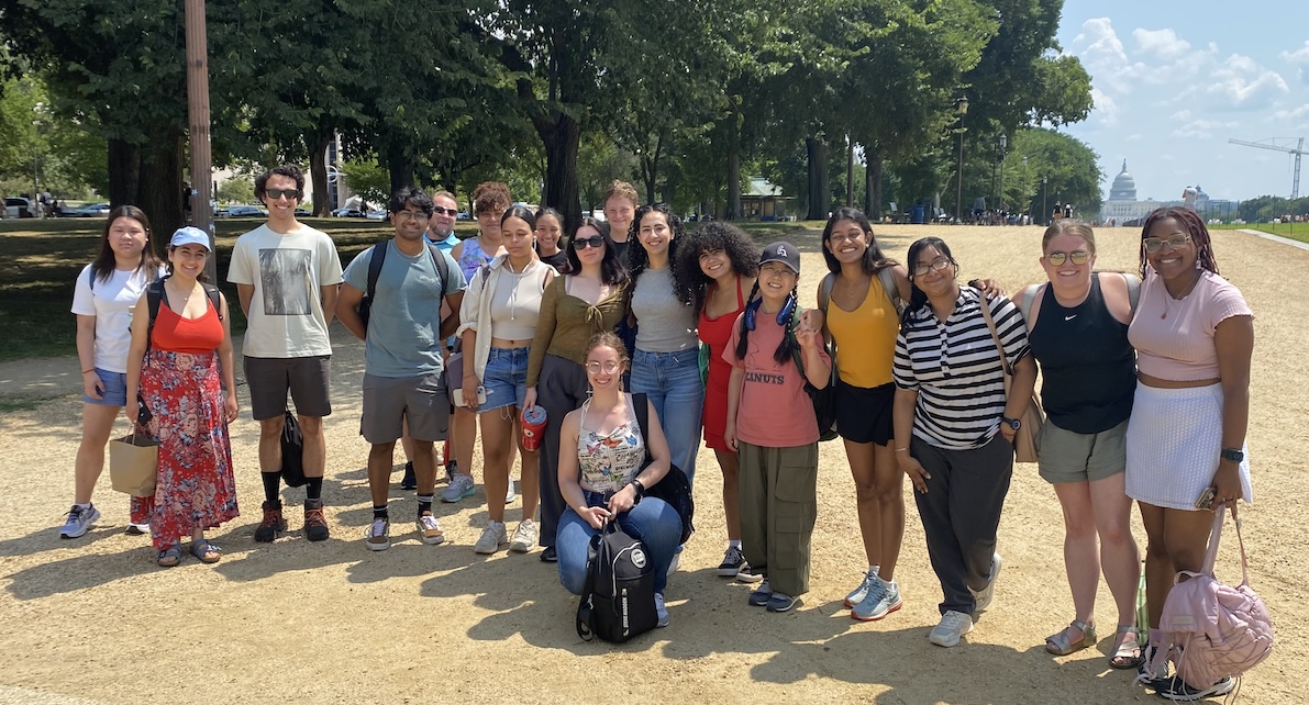 Students visit Washington, DC