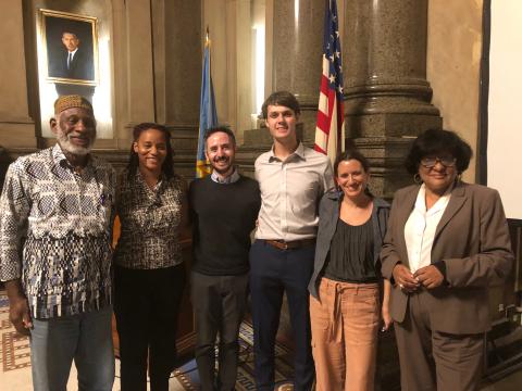 Haverford reps meet with the Mayor's Council on Afro-Caribbean Affairs