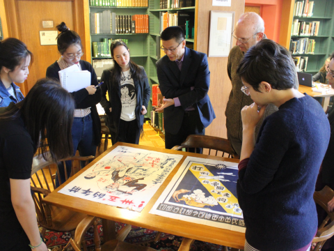 Chinese propaganda poster workshop