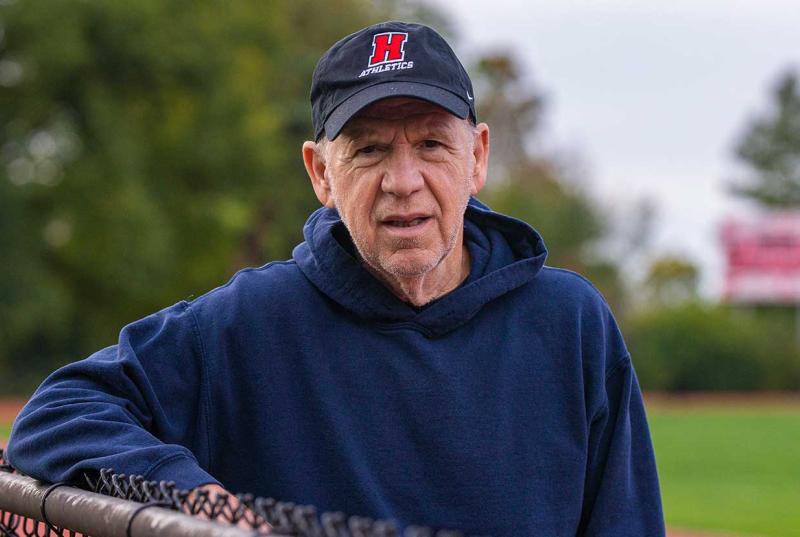 Fran Rizzo, who retired after 32 years as the women’s cross country and track & field coach. Photo by Patrick Montero.