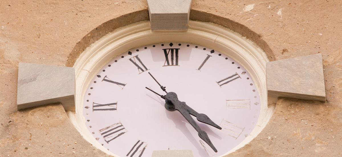 The lavendar clock